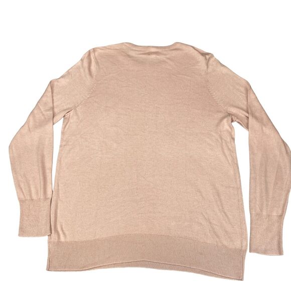 A New Day Sweater Women 2XL Pink Knitted Nylon Long Sleeve Pullover - Picture 2 of 14